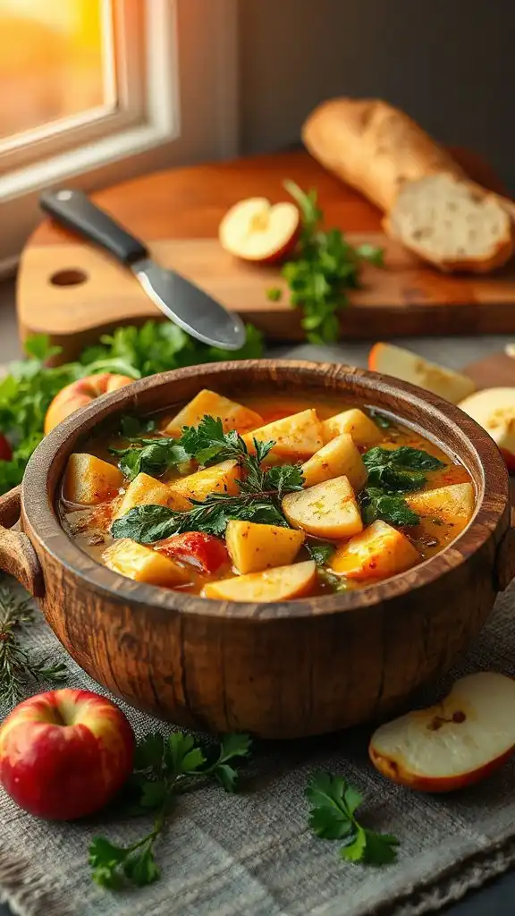 autumn inspired hearty soup