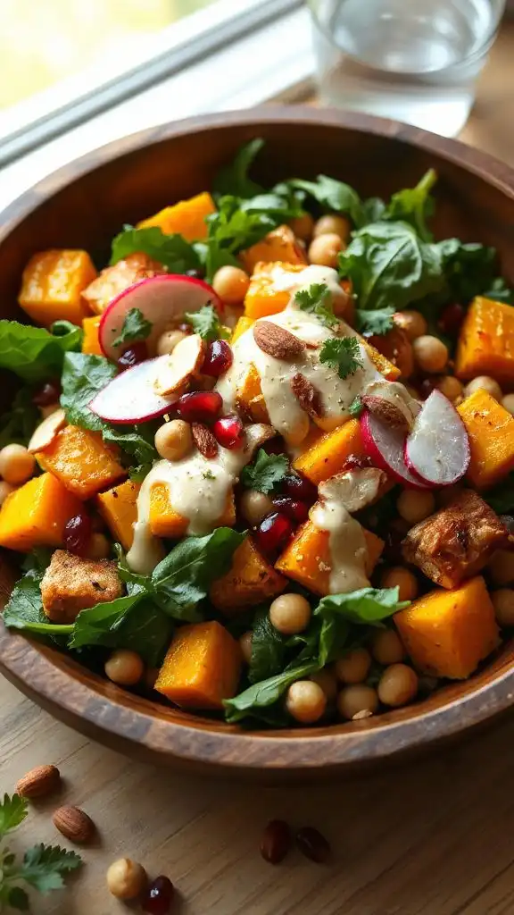 autumn inspired nourishing salad