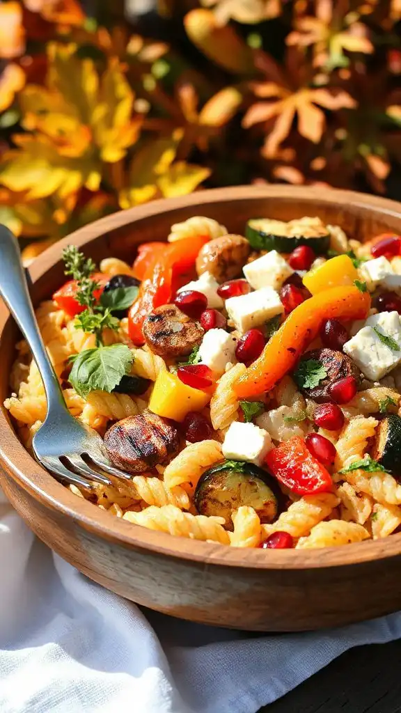 autumn inspired orzo salad delight