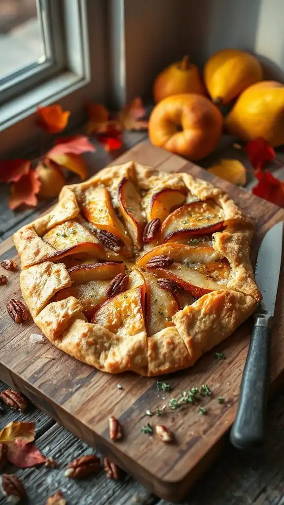 autumn inspired savory tart delight
