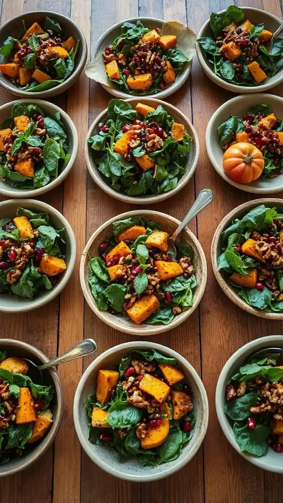 autumn inspired spinach salad recipes