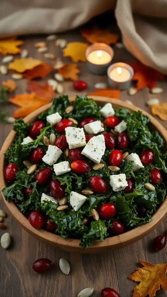 autumn kale salad delight