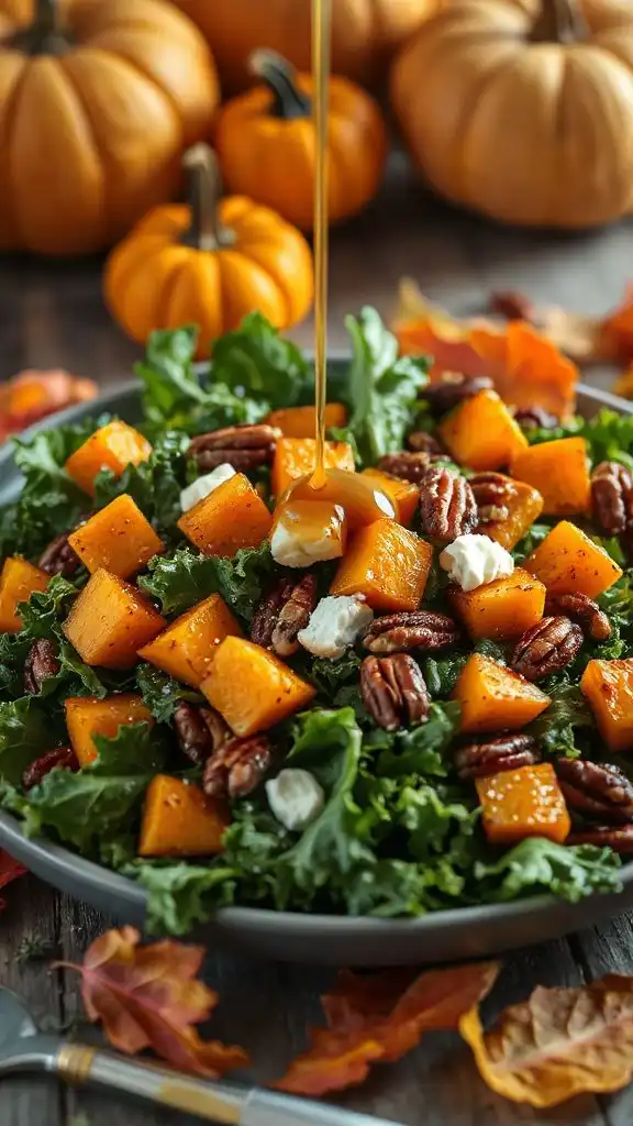 autumn kale salad recipe