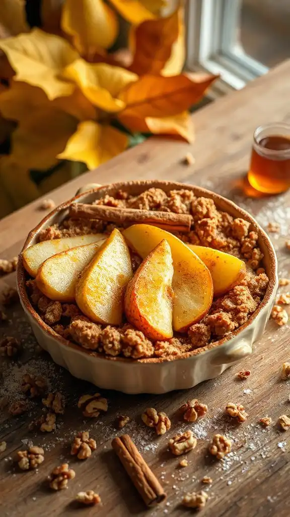 autumn pear walnut delight