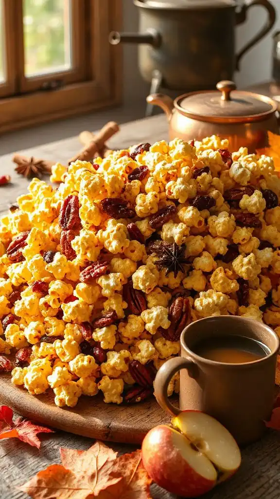 autumn popcorn cider mix
