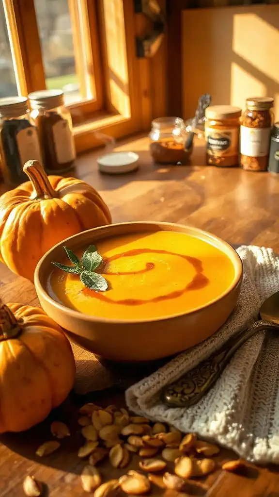 autumn pumpkin soup delight