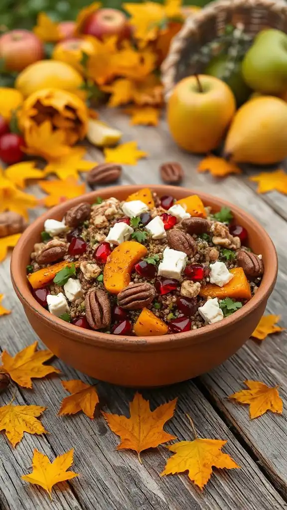 autumn quinoa salad delight