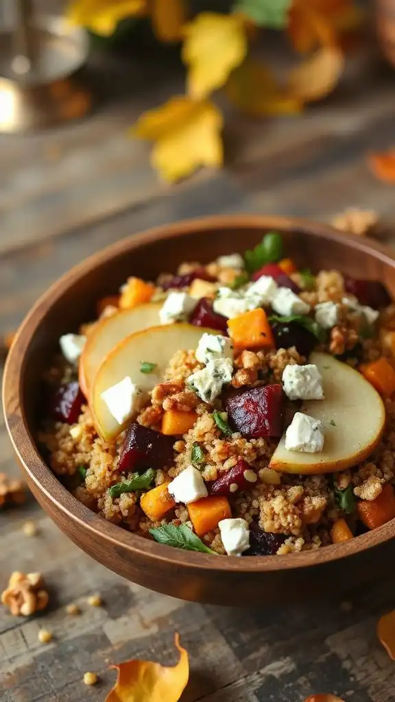 autumn quinoa salad recipe