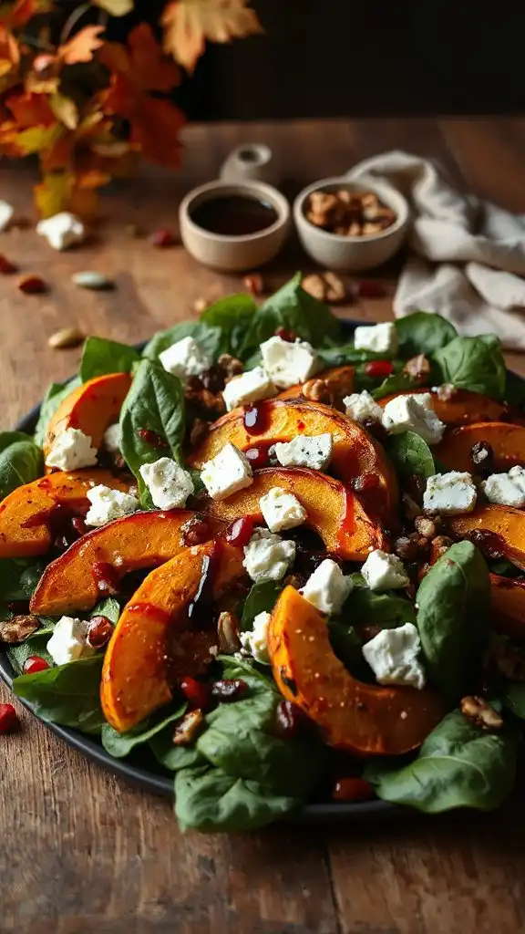 autumn roasted pumpkin salad