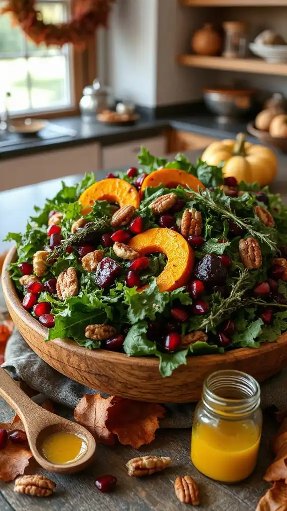 autumn salad with pomegranate autumn salad with pomegranate