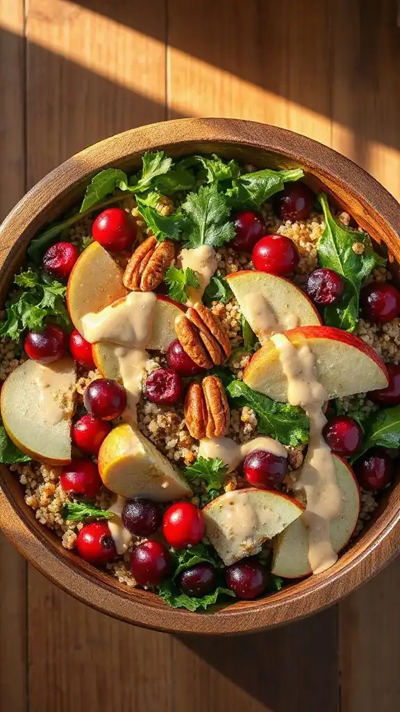 autumn salad with quinoa