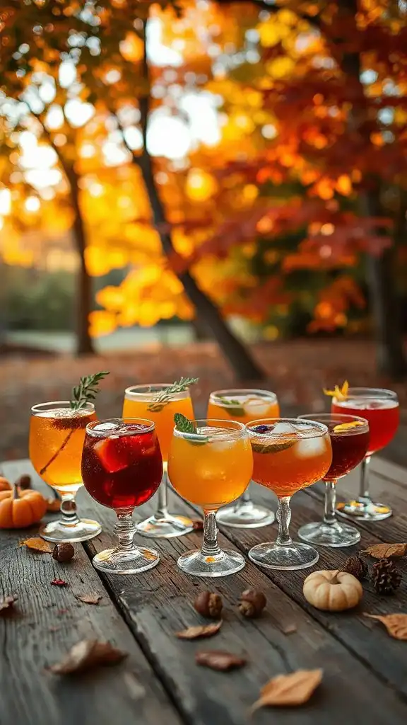 autumn themed party beverages recipe