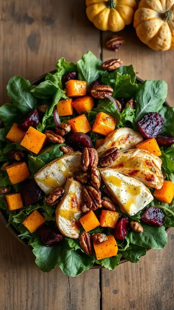 autumn vegetable salad recipe