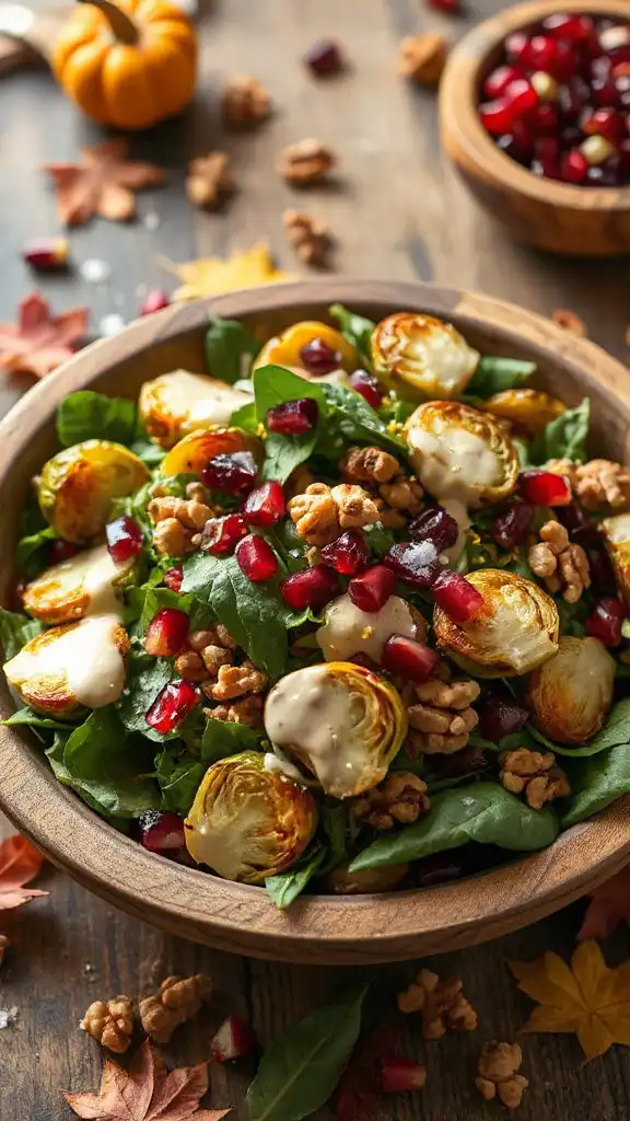 autumnal brussels sprout salad