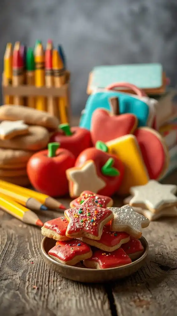 back to school cookies