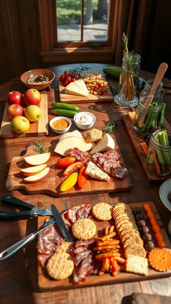 back to school snacks board
