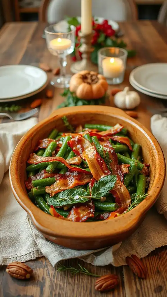 bacon and green beans casserole