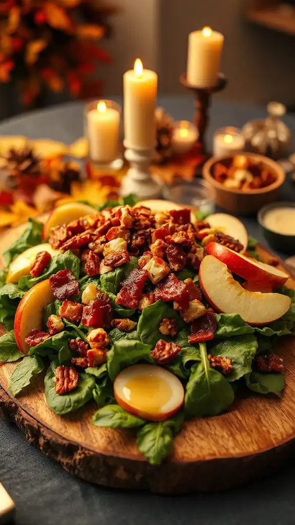 bacon apples fresh greens bacon apples fresh greens