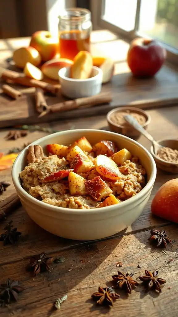 baked apple oatmeal recipe