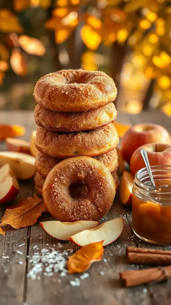 baked cinnamon sugar apple donuts baked cinnamon sugar apple donuts