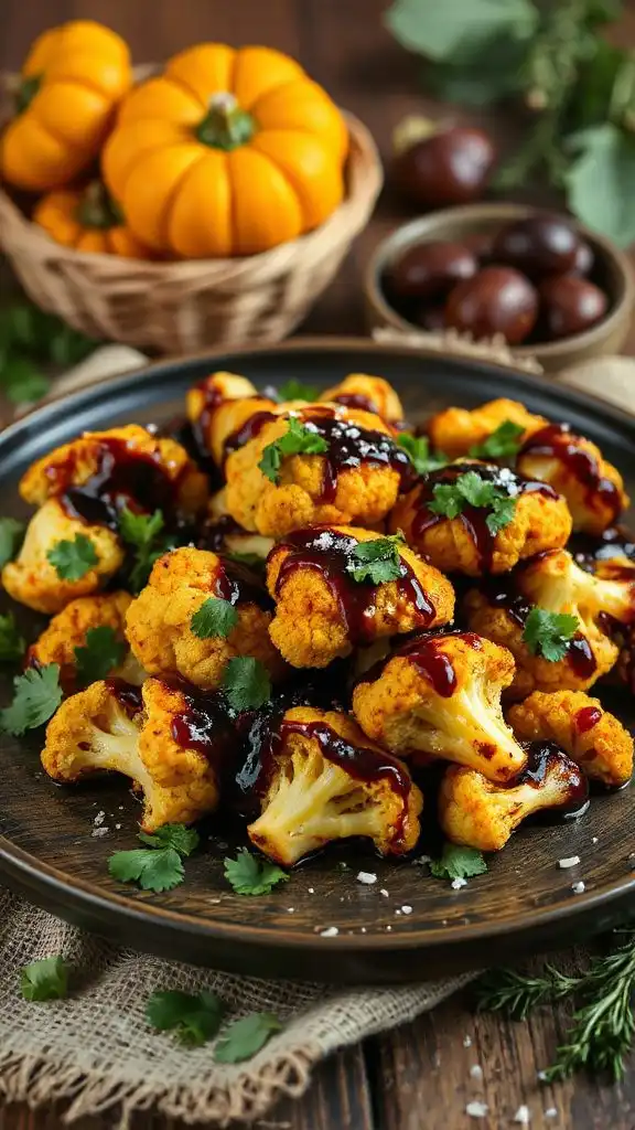 balsamic roasted cauliflower side