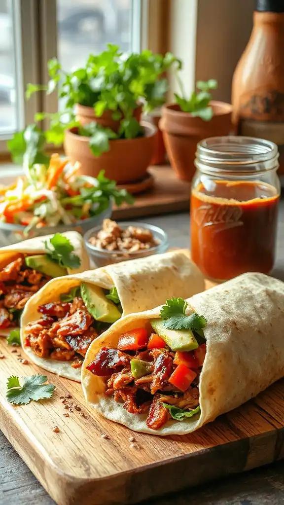 bbq chicken wrap recipe