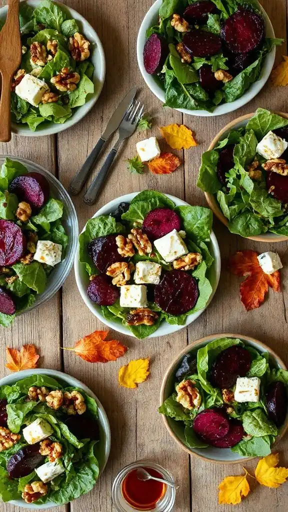beet based autumn salad recipes