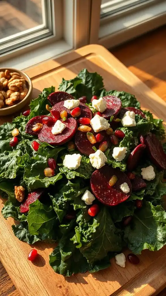 beet kale salad recipe