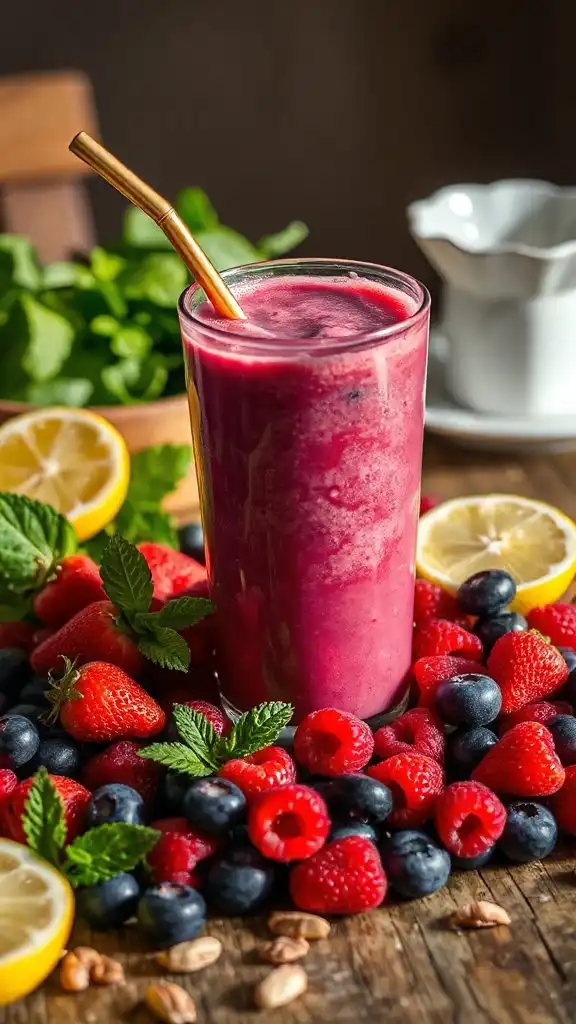 berry smoothie energy boost