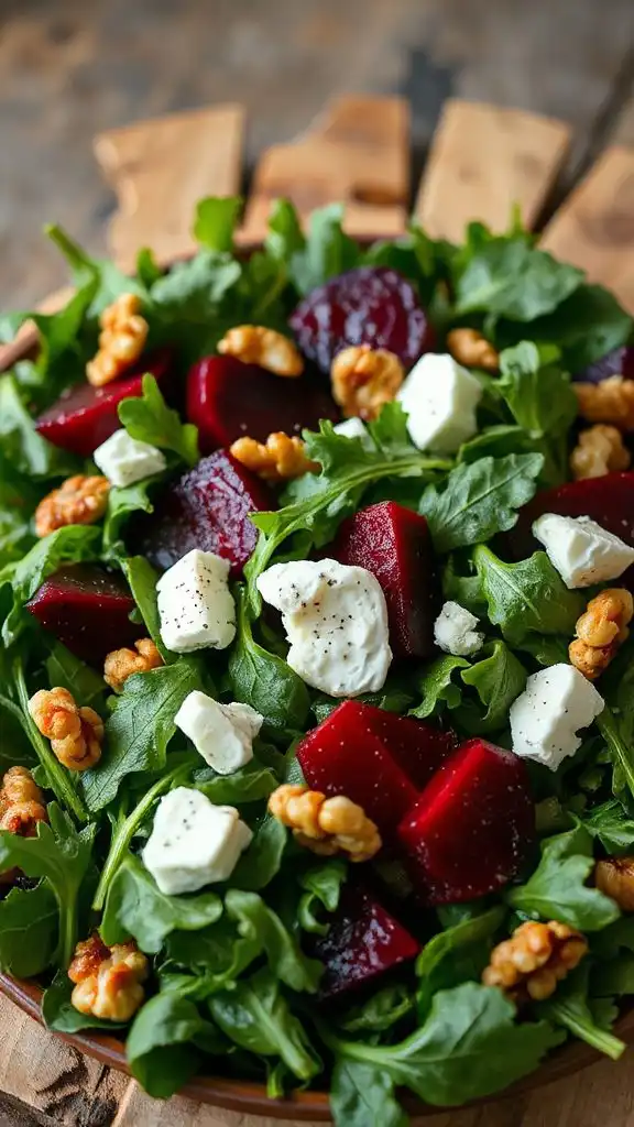 bold beet arugula salad