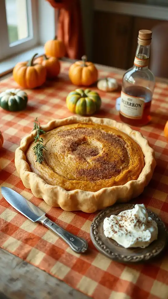 bourbon infused pumpkin pie recipe