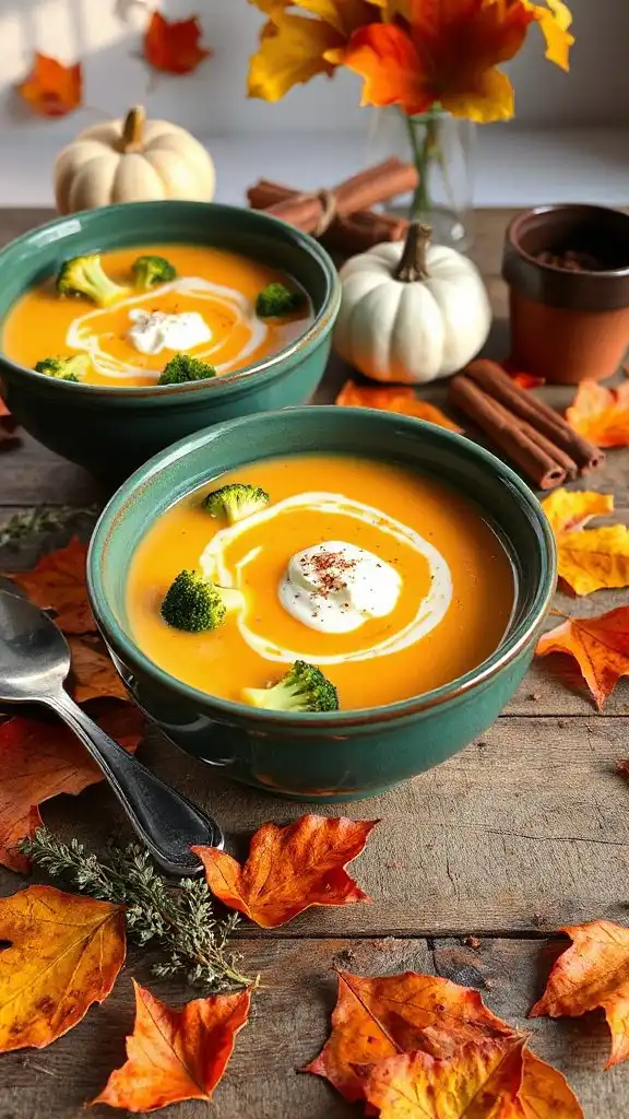 broccoli cheddar apple bisque