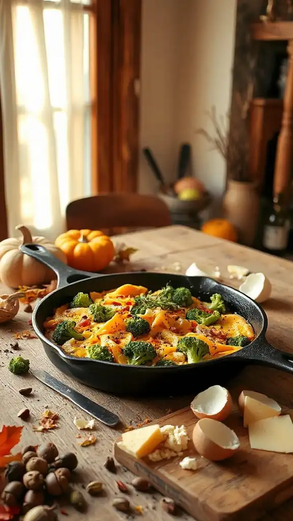 broccoli cheddar frittata recipe
