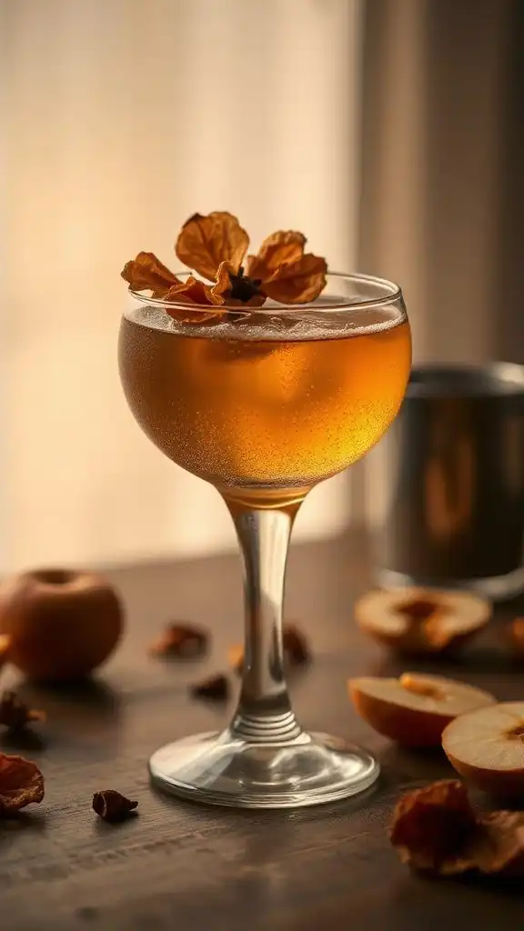 brown butter apple gin