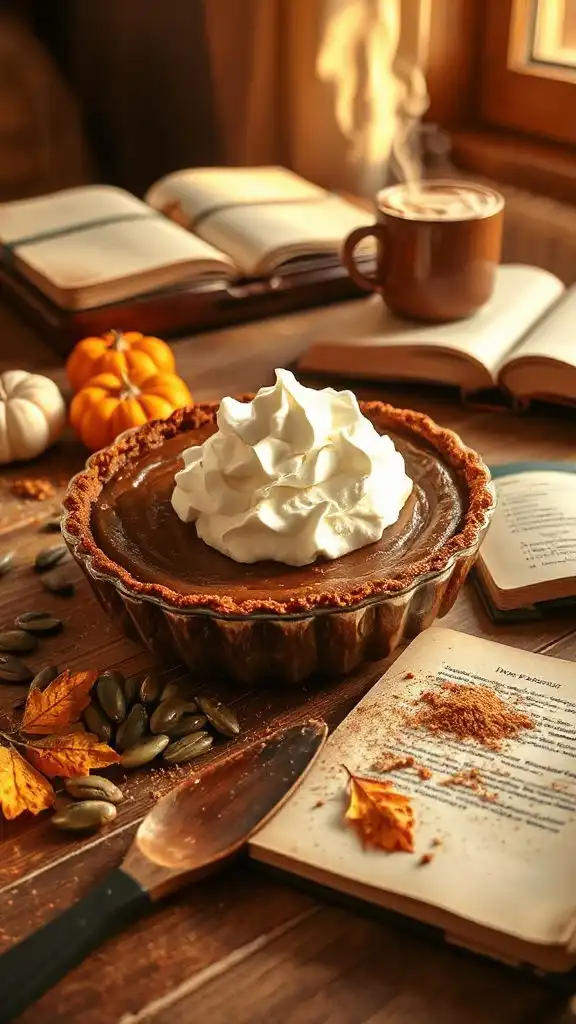 brownie pumpkin pie dessert
