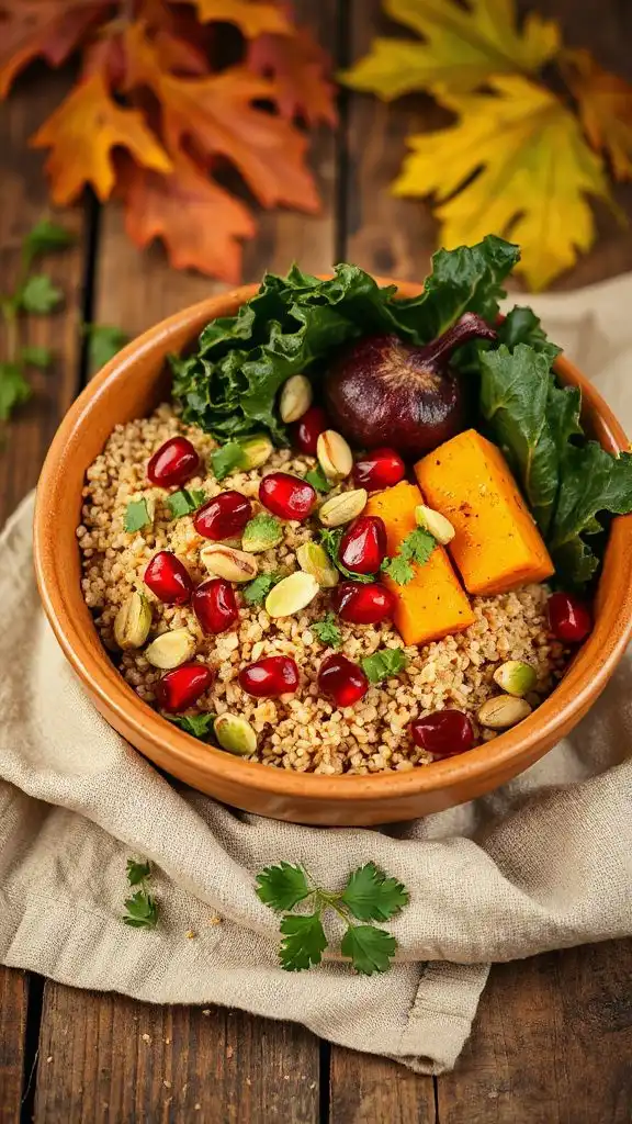 bulgur salad with pomegranate