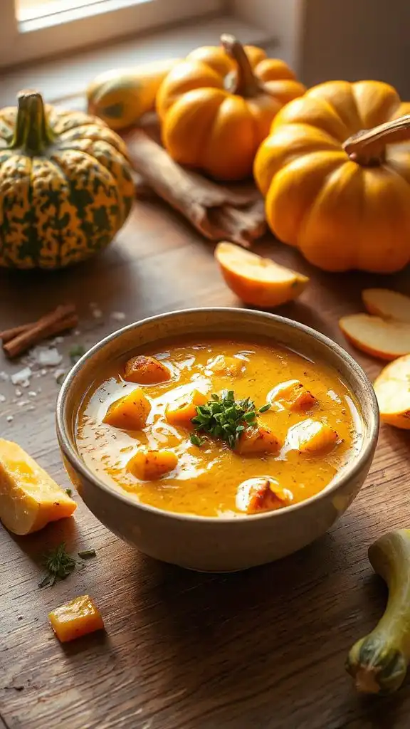butternut squash apple chowder