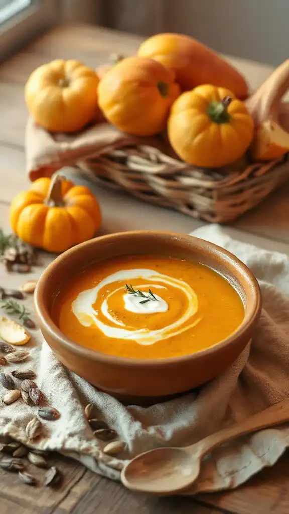 butternut squash apple cider soup