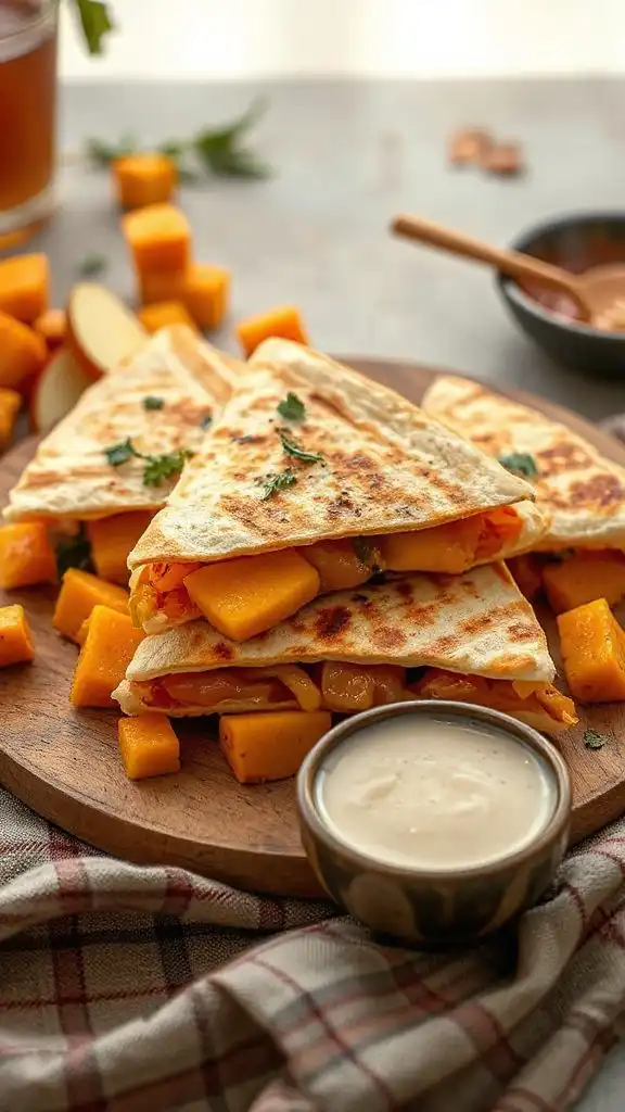 butternut squash apple quesadillas butternut squash apple quesadillas