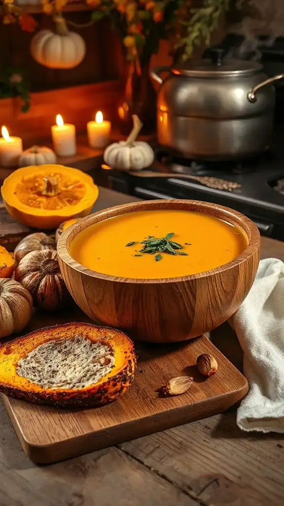 butternut squash chicken soup