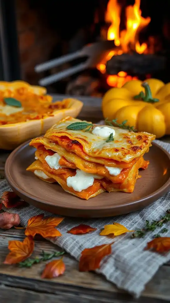 butternut squash goat cheese lasagna butternut squash goat cheese lasagna
