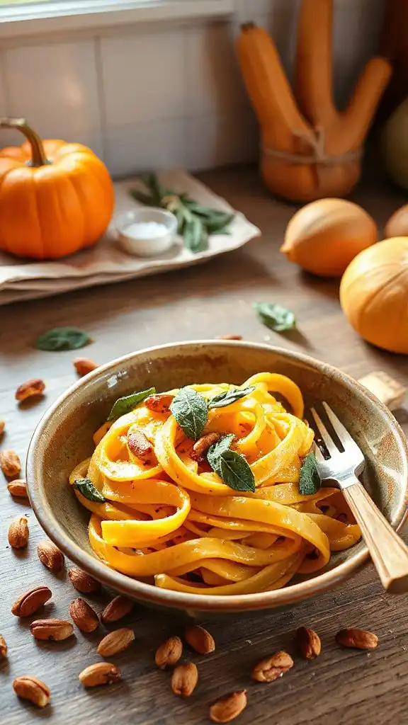butternut squash pasta dish