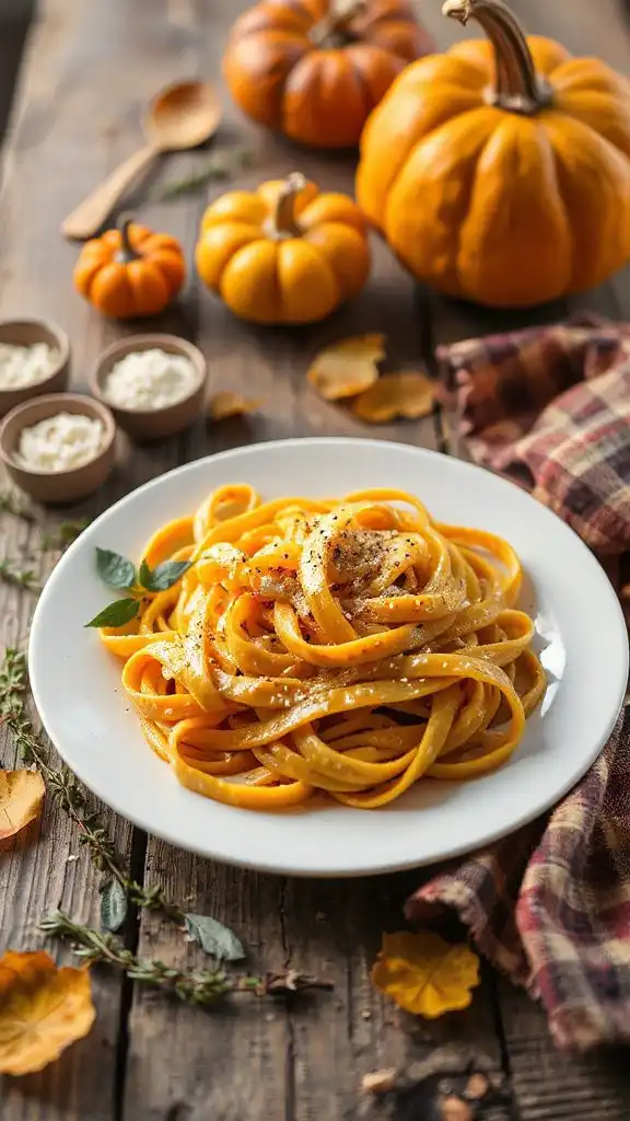 butternut squash pasta dish