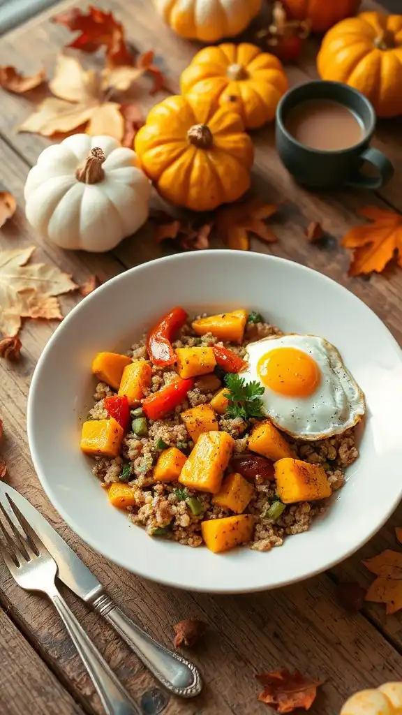 butternut squash quinoa hash