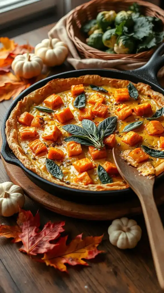 butternut squash sage frittata