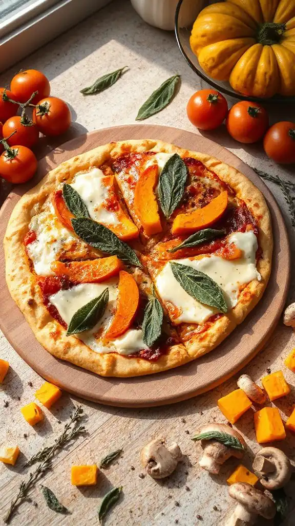 butternut squash sage pizza