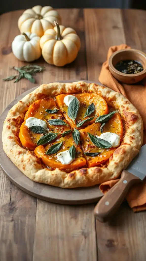 butternut squash sage pizza