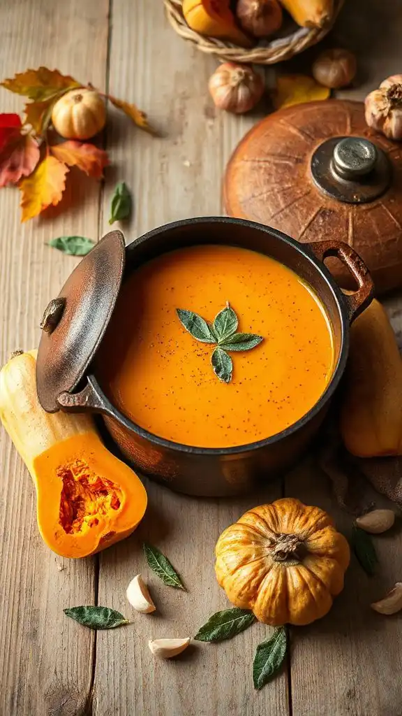 butternut squash sage soup