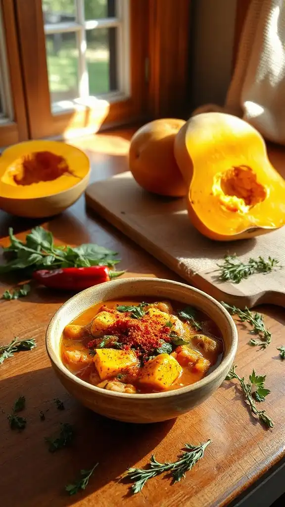 butternut squash turkey chili