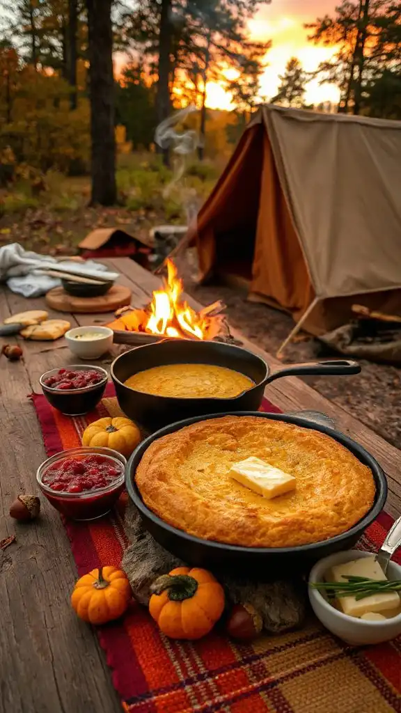 campfire cornbread cooking instructions